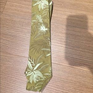 Green Hawaiian necktie